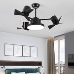 Led Ceiling Fan Factory - OEM Designer 3 Blade Smart Remote Control