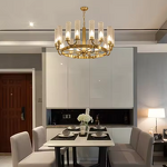 Brass Chandelier Manufacturer - OEM Home Decor Metal Nordic Glass Pendant