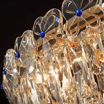 Crystal Flower Chandelier Manufacturer - OEM Modern Hotel Nordic Circle Design