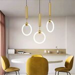 Brass Pendant Lights Factory - OEM Dimmable Circle Kitchen Island Bedside