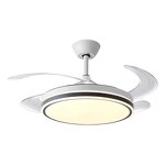 Chandelier Ceiling Fan Manufacturer - OEM Modern Three Colour Copper AC Motor