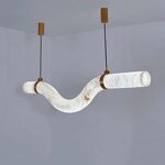 Alabaster Pendant Light Factory - OEM Spain White Marble Linear Chandelier