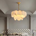 Alabaster Pendant Light Factory - OEM Kitchen Copper Marble Chandelier