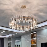 Round Crystal Chandelier Manufacturer - OEM Modern European Bedroom Luxury Lighting