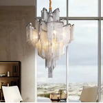 Tassel Chain Chandelier Manufacturer - OEM Artistic Wedding Wrought Iron Fringe