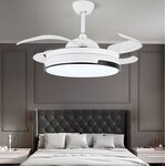 LED Ceiling Fan Factory - OEM Hotel Crystal DC Motor Smart Control