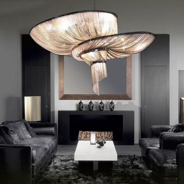 Tassel Chandelier Factory - OEM Customization Modern Spiral Snails Artistic