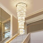 Crystal Chandelier Manufacturer - OEM Multi Layers Custom Villa Lighting