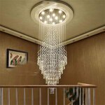Crystal Chandelier Factory - OEM High Ceilings Customized Villa Lobby Lighting