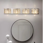 Crystal Vanity Light Manufacturer - OEM Bathroom Fancy Sconce LED Wall Lamp