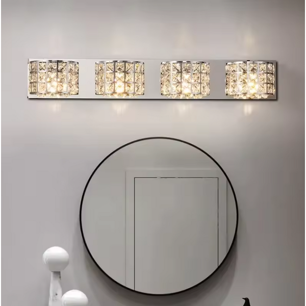 Crystal Vanity Light Manufacturer - OEM Bathroom Fancy Sconce LED Wall Lamp