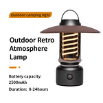 Camping Night Light Manufacturer - OEM Retro Outdoor Tent Waterproof Portable