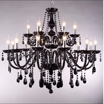 Black Smoke Chandelier Factory - OEM Hotel 4 Tier Glass Nordic Style Lighting
