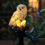 Solar Owl Light Manufacturer - OEM New Style Park Pathway Handicraft Garden