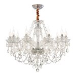 Mirror Chandelier Factory - OEM Hotel Foyer Wedding Moroccan Clear Crystal