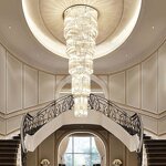 Crystal Chandelier Manufacturer - OEM Multi Layers Custom Villa Lighting