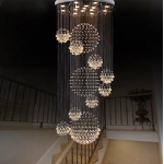 Crystal Ball Pendant Light Factory - OEM Customized Double Height Staircase