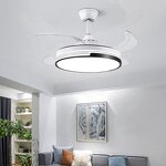 Ceiling Fan Factory - OEM European Simple White 72 Inch LED