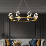 Crystal Ball Pendant Light Factory - OEM Crystal Stainless Steel Brass Copper