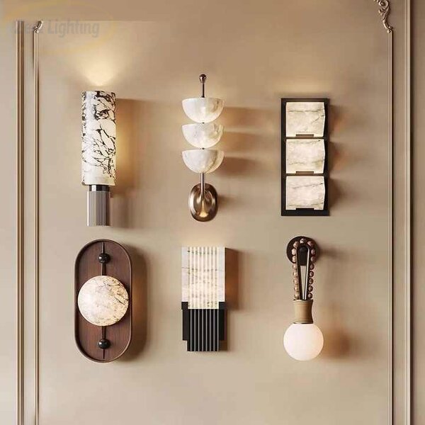 Marble Wall Sconce Factory - OEM Minimalist Bedroom Hotel Wall Lamp