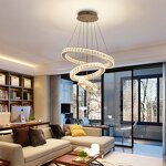 Adjustable Chandelier Manufacturer - OEM Height Adjustable Ring Crystal Linear