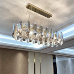 Grey Crystal Chandelier Factory - OEM Nordic New Design Luxury LED Living Room