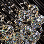 Crystal Ball Pendant Light Factory - OEM Customized Double Height Staircase
