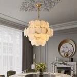 Alabaster Pendant Light Factory - OEM Kitchen Copper Marble Chandelier