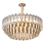 Crystal Chandelier Manufacturer - OEM Modern Rectangular Round K9 Crystal Parts