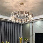 Round Crystal Chandelier Manufacturer - OEM Modern European Bedroom Luxury Lighting