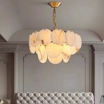 Alabaster Pendant Light Factory - OEM Kitchen Copper Marble Chandelier