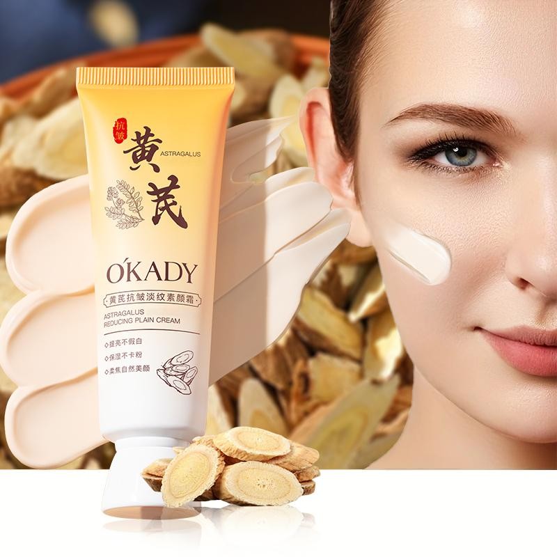 Enhances Skin Elasticity Reduces Fine Lines Hydrates and Brightens Smoothing Anti-Wrinkle Astragalus CC Cream Tinted Moisturizer