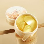 24K黄金抗皱眼膜84g/60pcs含多肽胶原蛋白的保湿紧致面膜，用于眼部细纹护理