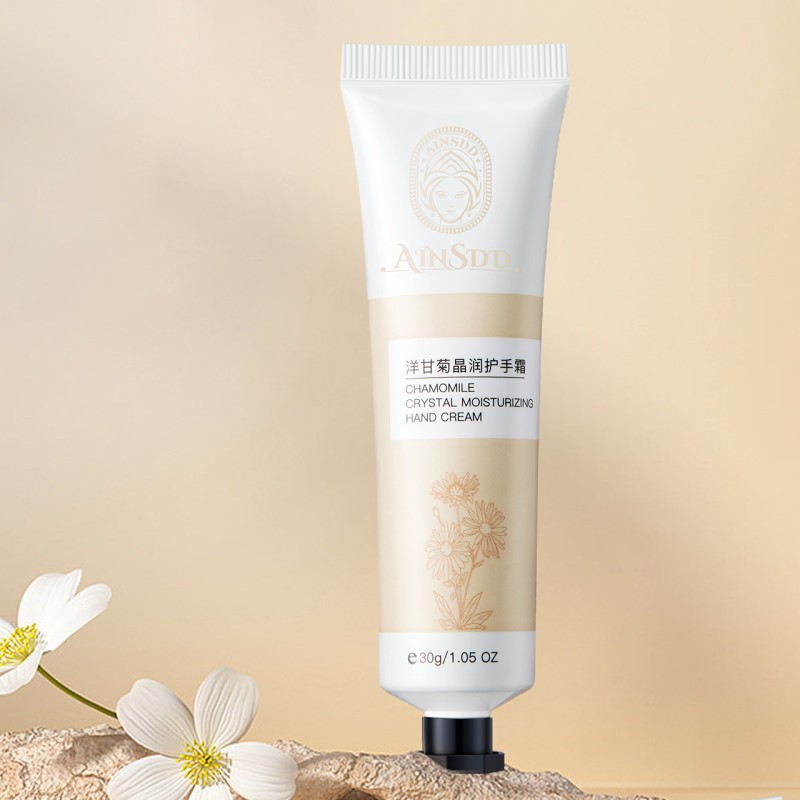 Beauty Natural Vitamin C Brightening Nourishing Skin Deep Hydrating Moisturizing Soft Chamomile Crystal Hand Cream Lotion