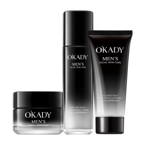 Vegan Organic Oil Free Anti Acne Face Whitening Professional Men Skin Care Set