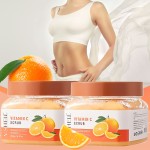 Vshell OEM甘油身体磨砂膏温和素食与柠檬乳木果黄油草本成分干燥皮肤与维生素C西瓜