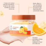 Vshell OEM甘油身体磨砂膏温和素食与柠檬乳木果黄油草本成分干燥皮肤与维生素C西瓜