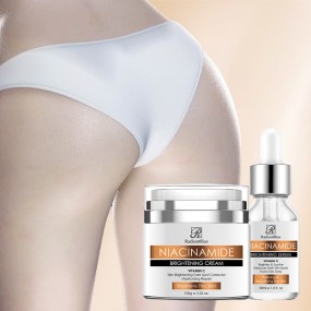 Female Body Private Part Whitening Cream Intensive Bleaching Breast Underarm Whitening Serum Cream for Sensitive Areas