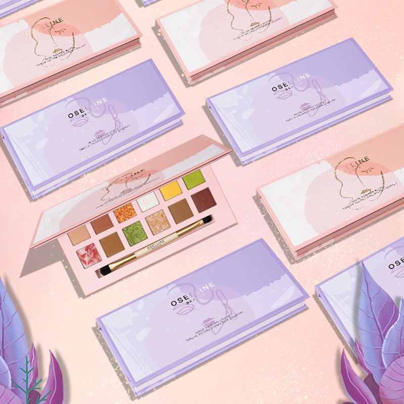 Wholesale Makeup Vendors Custom Private Label Design Cruelty Free Waterproof Eyeshadow Palette