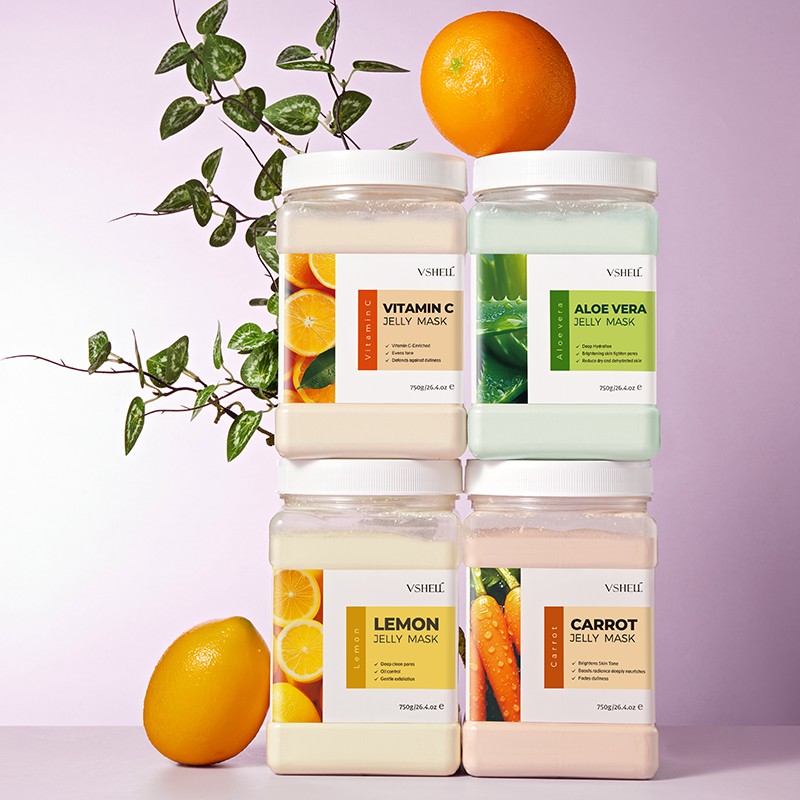 Factory OEM ODM Private Label Vshell Powder Beauty Soft Hydrating Brightening Anti Wrinkle Facial Mask