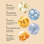 RadiantRise批发榛子乳益生酸曲维生素C视黄醇护肤旅行套装面部眼部精华霜护肤套装