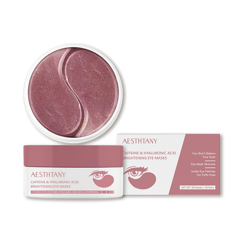 Brighten Revitalize Tired Eyes Caffeine Hyaluronic Acid Under Eye Patches Masks