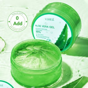 Soothing Moisturizing Repair Gel with 99 Percent Aloe Vera for Hydration Sunburn Relief and Skin Care Aloe Vera Gel