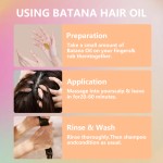 100% Organic Prevents Hair Loss Strengthens Hair Raw Batana Oil for Hair Growth