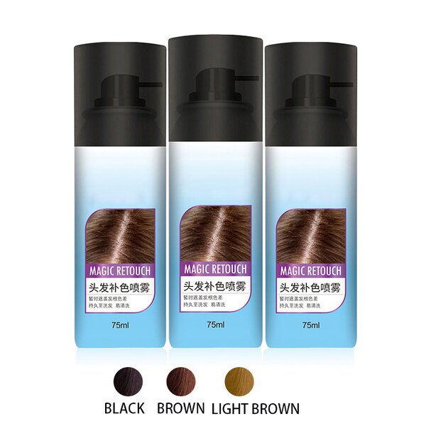 Hair Root Spray Factory - OEM/ODM Custom Instant Color Covers Shampoo Dye