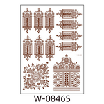 Henna Sticker Factory - OEM/ODM Custom Brown Lace Pattern Temporary Tattoo