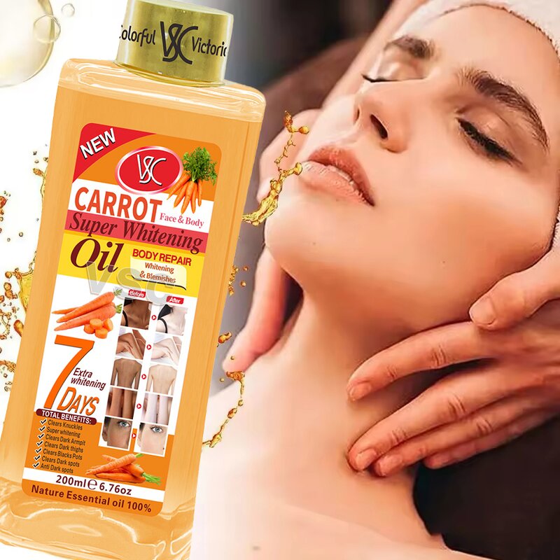 Essential Oil Factory - Hot Sale 200ml Arbutin Brightening Carrot Oil