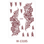 Henna Sticker Factory - Custom Red Maroon Sexy Finger Temporary Tattoo