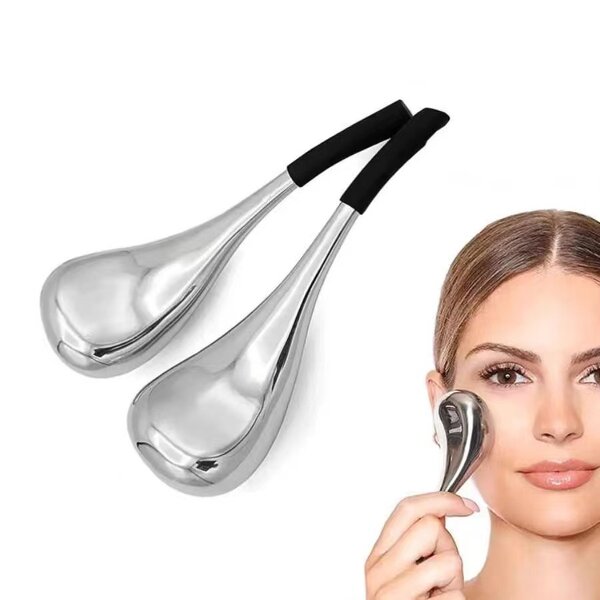 Facial Ice Roller Factory - OEM Heating Cooling Massager Hockey Glass Ball