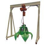 Wire Rope Grab Bucket Factory - OEM Remote Controlled Double Leaf Clamshell